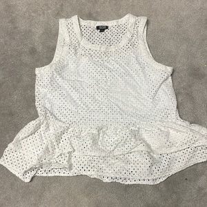 a.n.a White dressy tank top. Size M